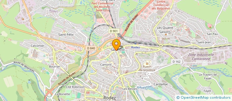 localisation de l'entreprise CHARLES S'EN CHARGE à RODEZ
