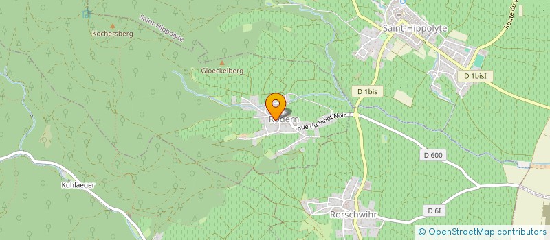 localisation de l'entreprise CHARLES SALBER ET SUCCESSEURS  RODERN