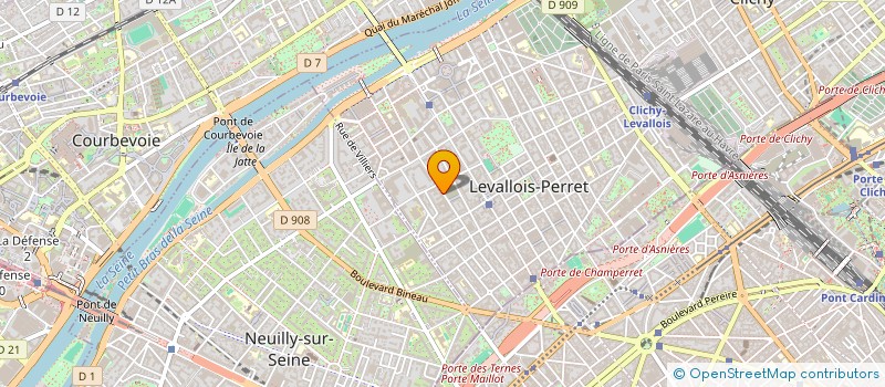 localisation de l'entreprise CHARLES-ST à LEVALLOIS-PERRET