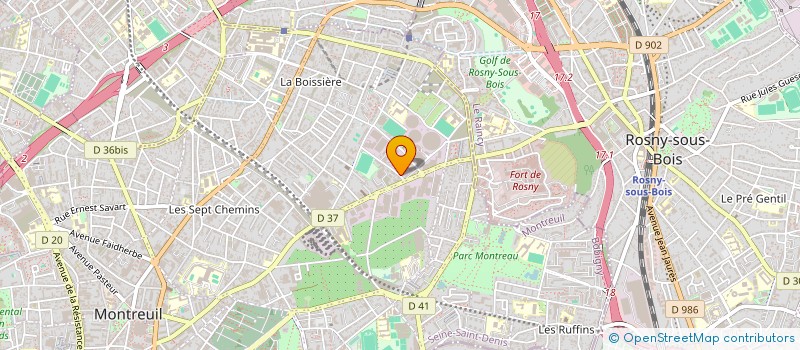 localisation de l'entreprise CHARLES TRAITEUR PRESTIGE à MONTREUIL