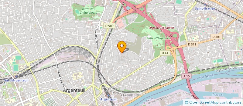 localisation de l'entreprise CHARLES TRANSPORT SERVICES  ARGENTEUIL