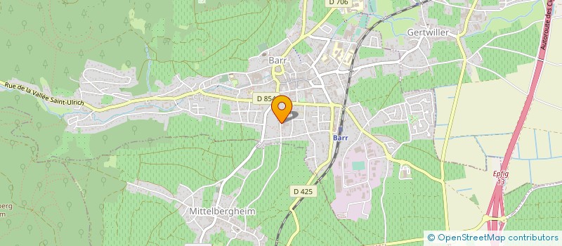 localisation de l'entreprise CHARLES WANTZ SA à BARR