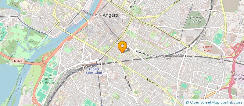 localisation de l'entreprise CHARLET à ANGERS
