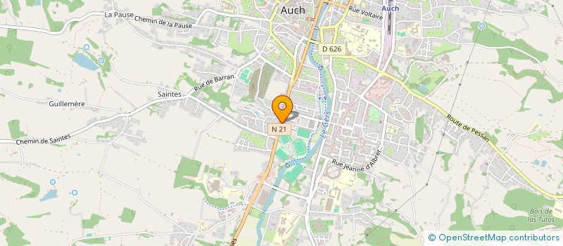 localisation de l'entreprise CHARLET AUCH à AUCH