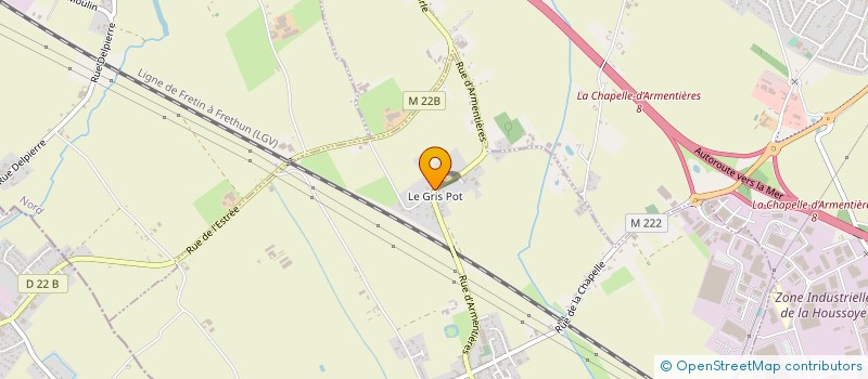 localisation de l'entreprise CHARLET-BAZON à BOIS-GRENIER