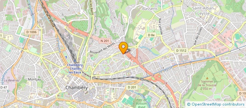 localisation de l'entreprise CHARLET COUVERTURE  CHAMBERY