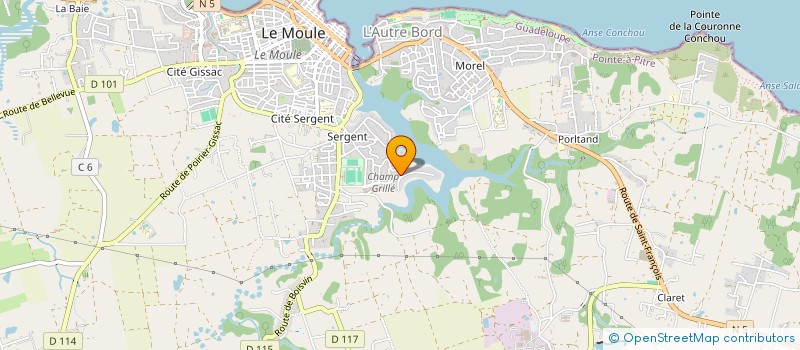 localisation de l'entreprise CHARLET DOLIUS à LE MOULE
