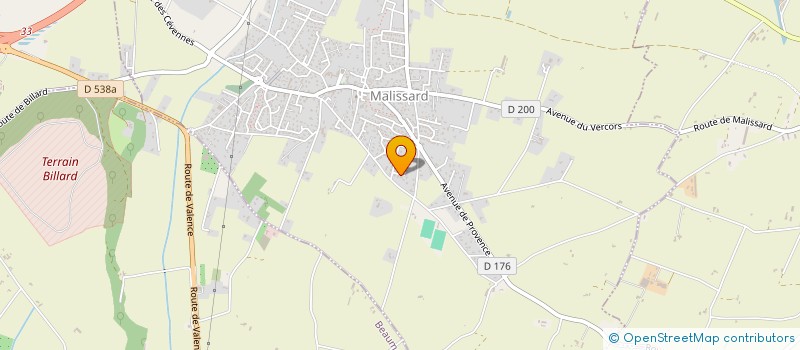 localisation de l'entreprise CHARLET EMMANUEL  MALISSARD