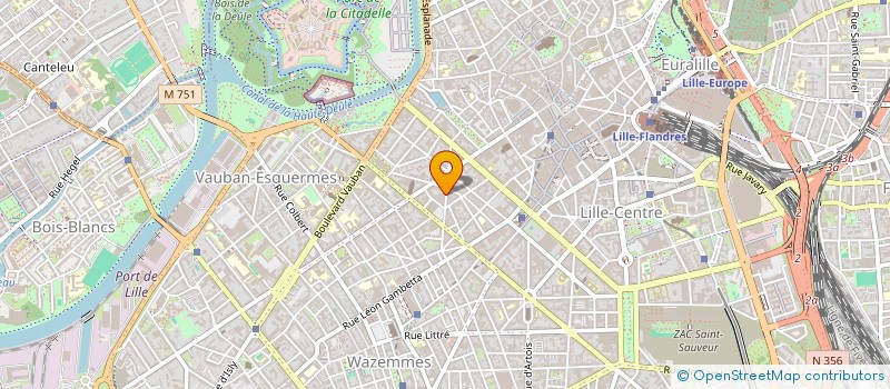 localisation de l'entreprise CHARLET ET ASSOCIES à LILLE