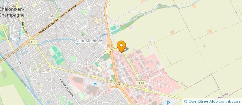 localisation de l'entreprise CHARLET PISCINES  SAINT-MEMMIE