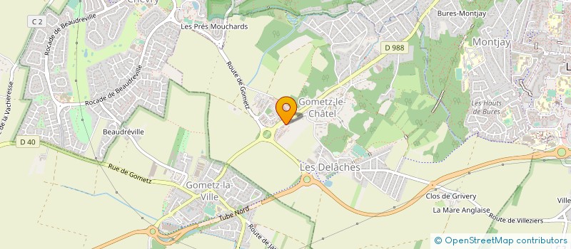 localisation de l'entreprise CHARLETY  GOMETZ-LE-CHATEL