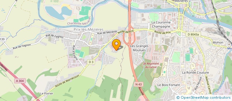 localisation de l'entreprise CHARLEVILLE HARAR  SEDAN