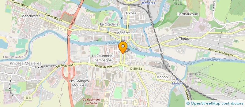 localisation de l'entreprise CHARLEVILLE LOCATION SARL  CHARLEVILLE-MEZIERES