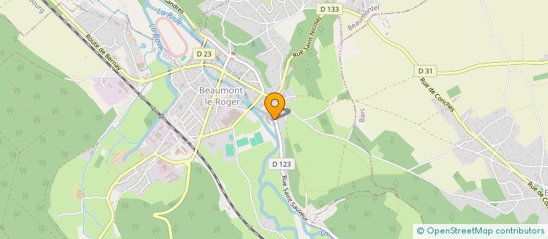 localisation de l'entreprise CHARLEX  BEAUMONT-LE-ROGER