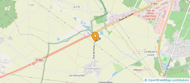 localisation de l'entreprise CHARLEX  SAUMUR