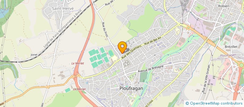 localisation de l'entreprise CHARLEXEVA  PLOUFRAGAN