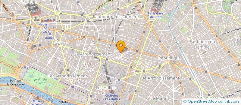 localisation de l'entreprise CHARLEY TISSUS  PARIS