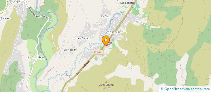 localisation de l'entreprise CHARLI TAXI à AUBENAS