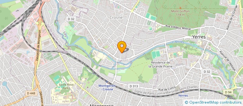 localisation de l'entreprise CHARLICE à CROSNE