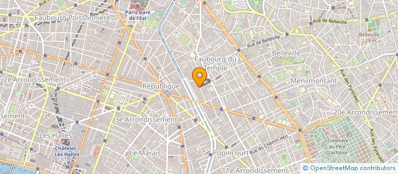 localisation de l'entreprise CHARLIE à PARIS