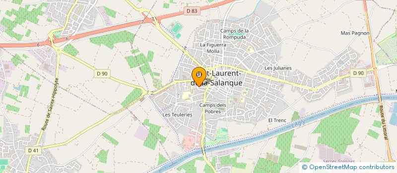 localisation de l'entreprise CHARLIE  SAINT-LAURENT-DE-LA-SALANQUE