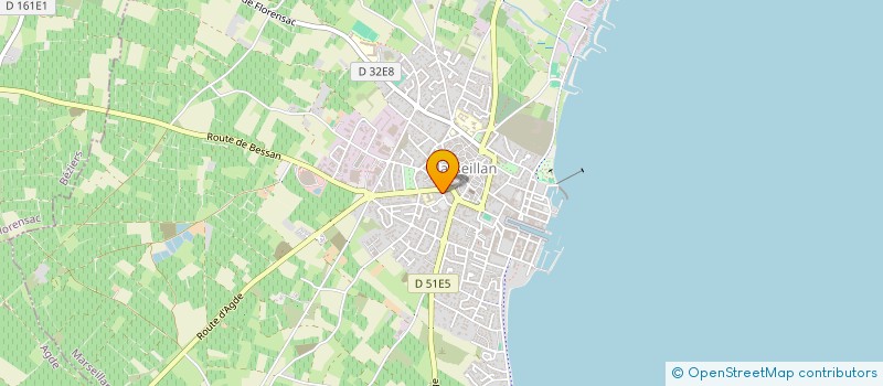 localisation de l'entreprise CHARLIE  MARSEILLAN