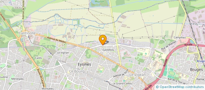 localisation de l'entreprise CHARLIE  EYSINES