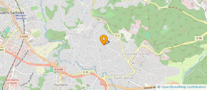 localisation de l'entreprise CHARLIE à MOUGINS