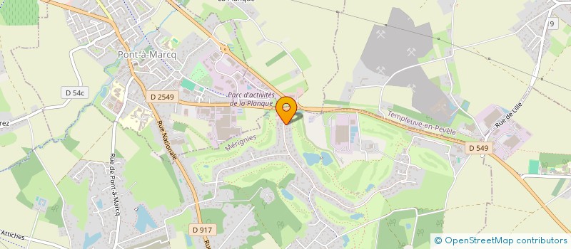 localisation de l'entreprise CHARLIE  MERIGNIES