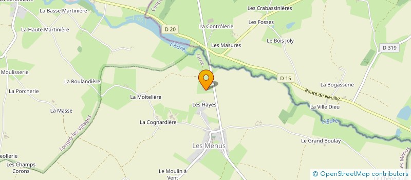 localisation de l'entreprise CHARLIE ANGE à LES MENUS