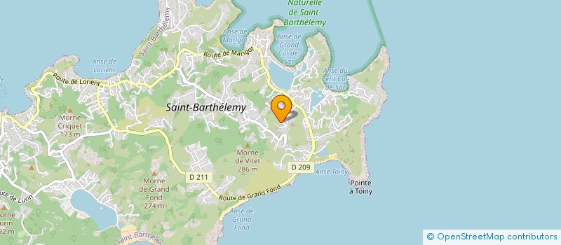 localisation de l'entreprise CHARLIE & C SCI à SAINT BARTHELEMY