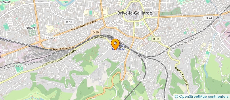 localisation de l'entreprise CHARLIE ET LA CHIFFONNERIE  BRIVE-LA-GAILLARDE