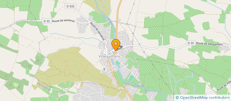 localisation de l'entreprise CHARLIE ET LAURA  VILLEGAILHENC