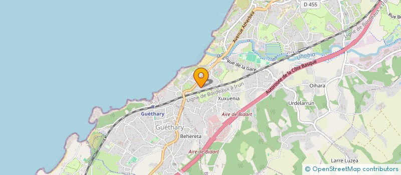 localisation de l'entreprise CHARLIE IMMO  BIDART