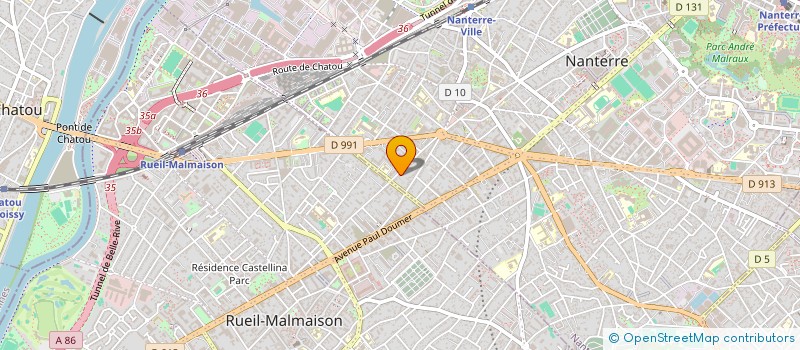 localisation de l'entreprise CHARLIE IMMOBILIER  NANTERRE