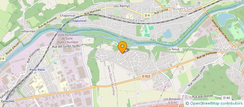 localisation de l'entreprise CHARLIE IMMOBILIER  MERY-SUR-OISE