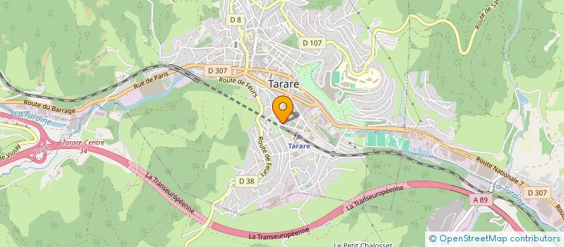 localisation de l'entreprise CHARLIE IMMOBILIERS  TARARE