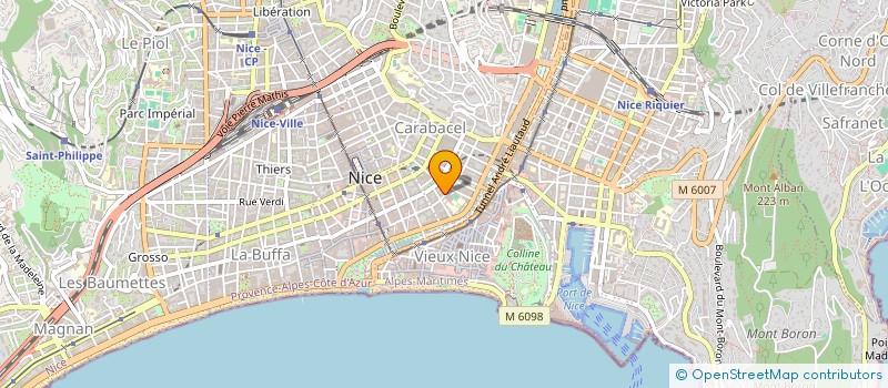 localisation de l'entreprise CHARLIE & LOU à NICE