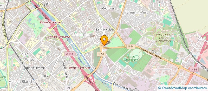 localisation de l'entreprise CHARLIE OCEANS à REIMS