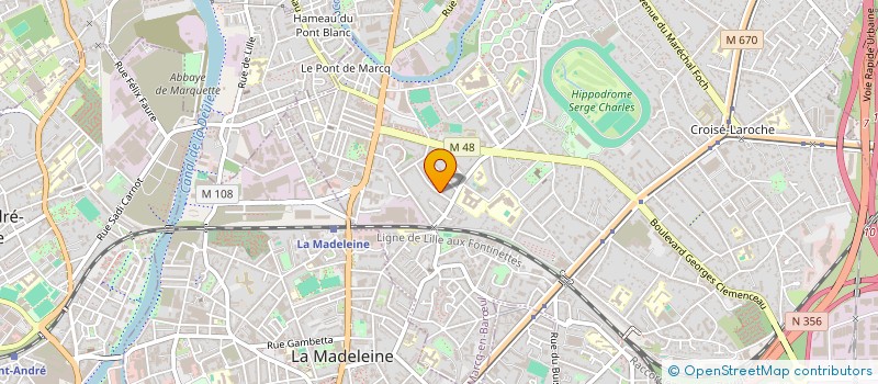localisation de l'entreprise CHARLIE PATRIMOINE à MARCQ-EN-BARŒUL