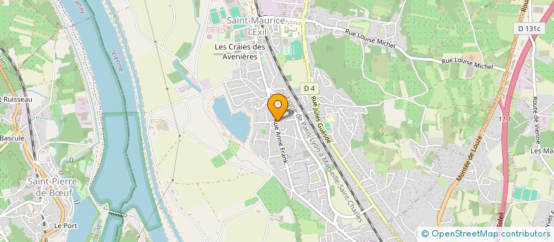 localisation de l'entreprise CHARLIE PLOMBIER CHAUFFAGISTE  SAINT-MAURICE-L'EXIL
