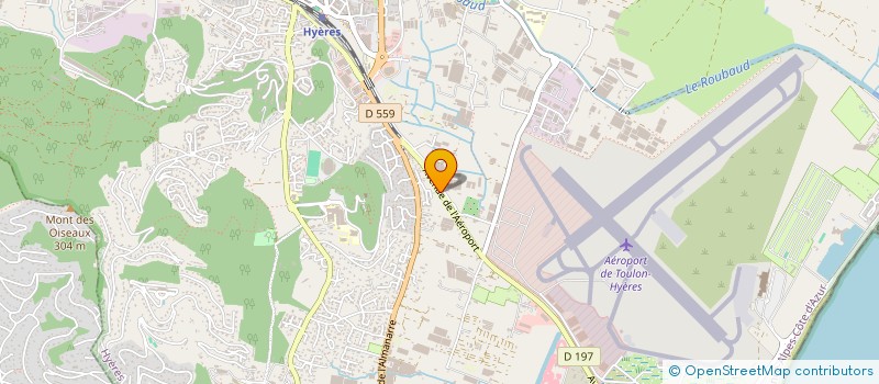 localisation de l'entreprise CHARLIE'S à HYERES