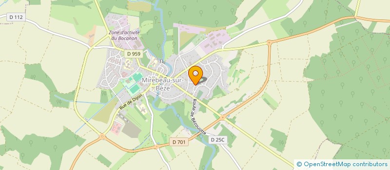 localisation de l'entreprise CHARLIE'S ANGELS IMMOBILIER  MIREBEAU-SUR-BEZE