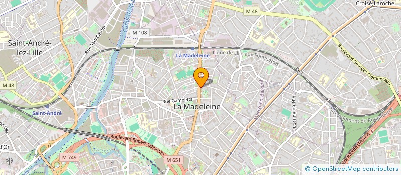 localisation de l'entreprise CHARLIE TOO à LILLE