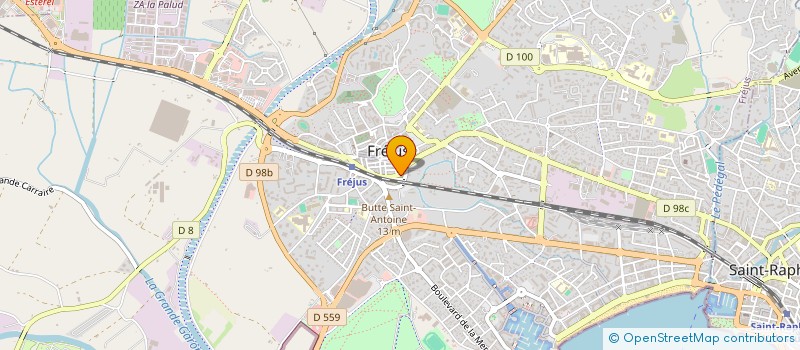 localisation de l'entreprise CHARLIER DE VRAINVILLE-ANGOT-THOMAS à FREJUS