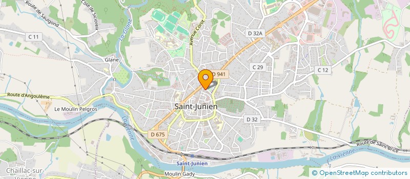localisation de l'entreprise CHARLIMMO à SAINT-JUNIEN
