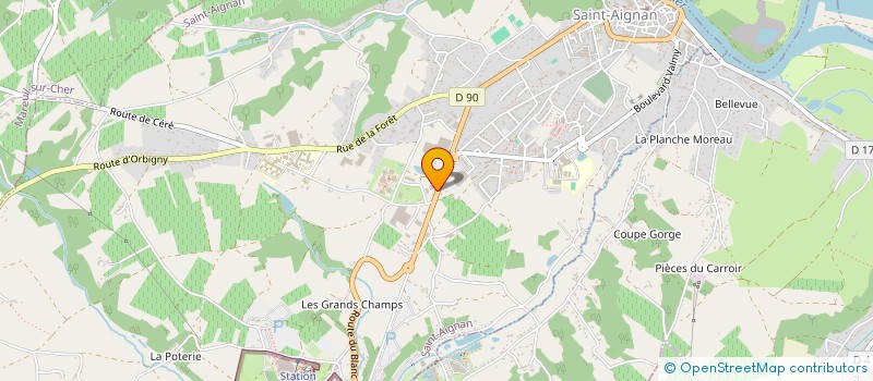 localisation de l'entreprise CHARLIMMO à SAINT-AIGNAN