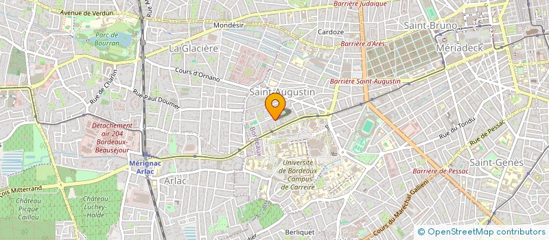 localisation de l'entreprise CHARLIN  BORDEAUX