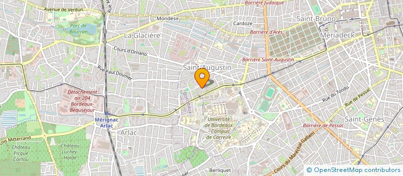 localisation de l'entreprise CHARLIN 8  BORDEAUX