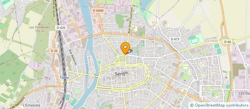 localisation de l'entreprise CHARLINA à SENS